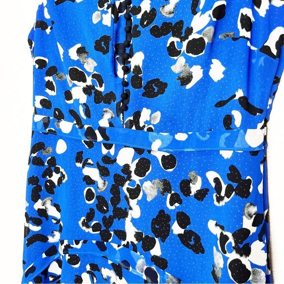 Cabi Electric Blue Untamed Midi Dress 5576 Ink Dot - Picture 7 of 13